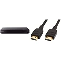 Sony BDPS6700- Reproductor de BLU-Ray Disc (con CD- DVD- Mejora 4K) + Amazon Basics - Cable HDMI 2.0 de Alta Velocidad…
